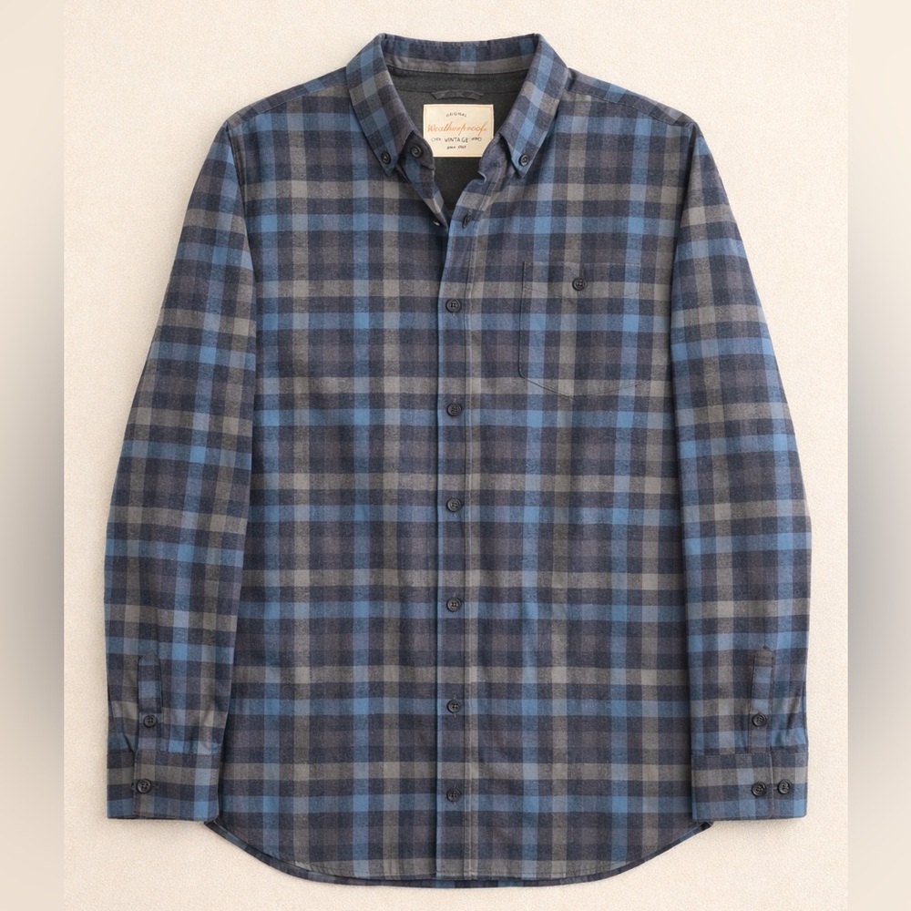 Weatherproof Vintage Men’s Flannel Workwear Outerwear Longsleeve Sz L